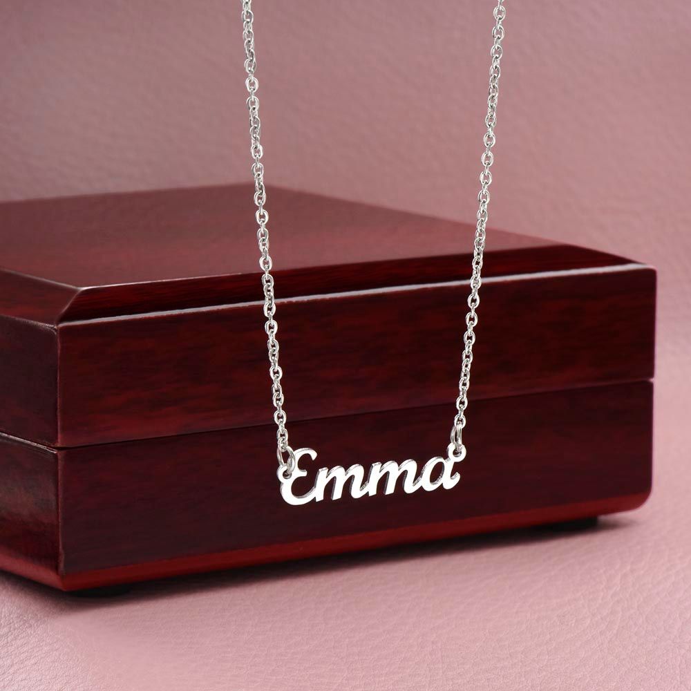 Personalized Name Necklace is the perfect gift for your sister. Great Valentine's Day Gift, Special Occasion, or Just Because