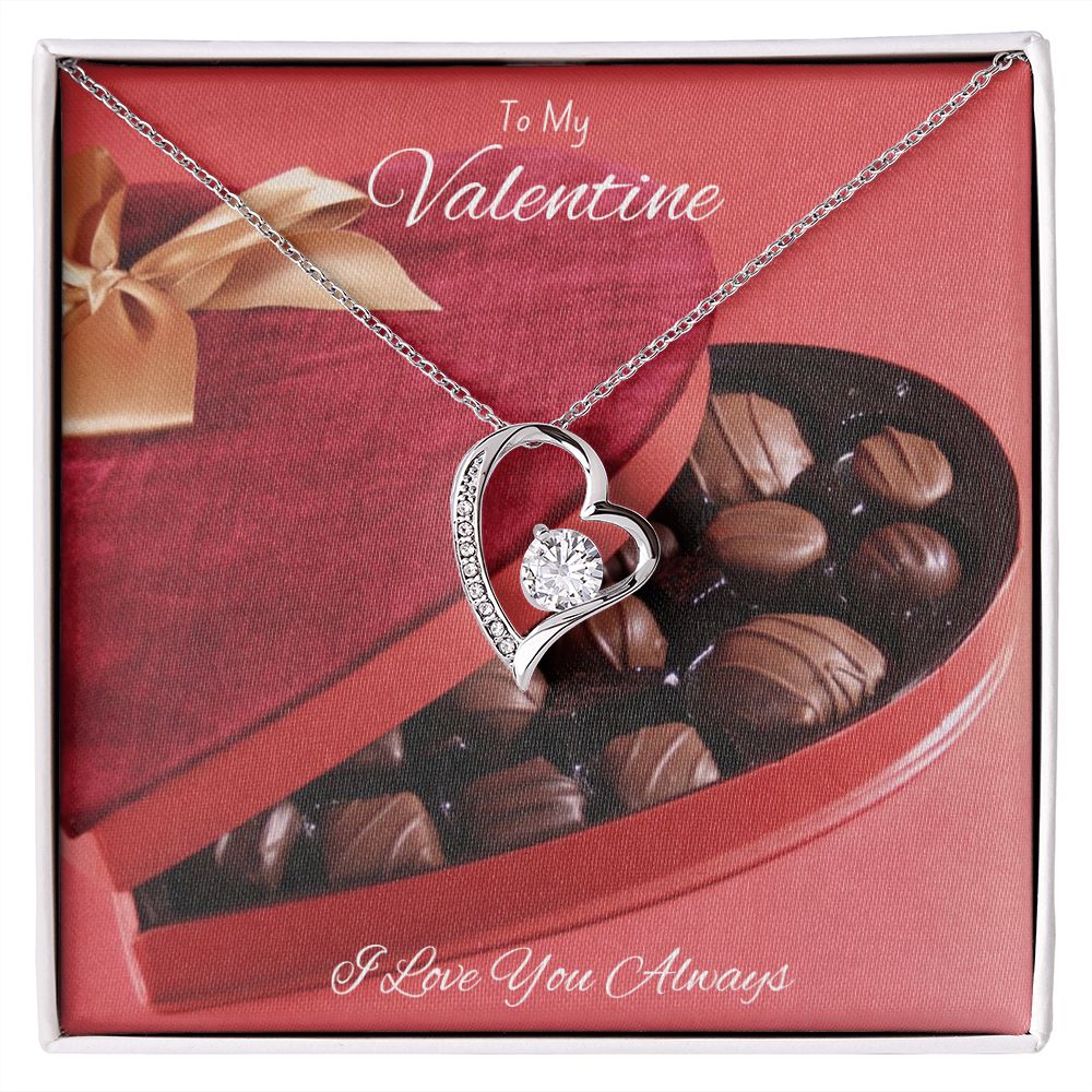 Forever Love Necklace -- To My Valentine, I Love You Always