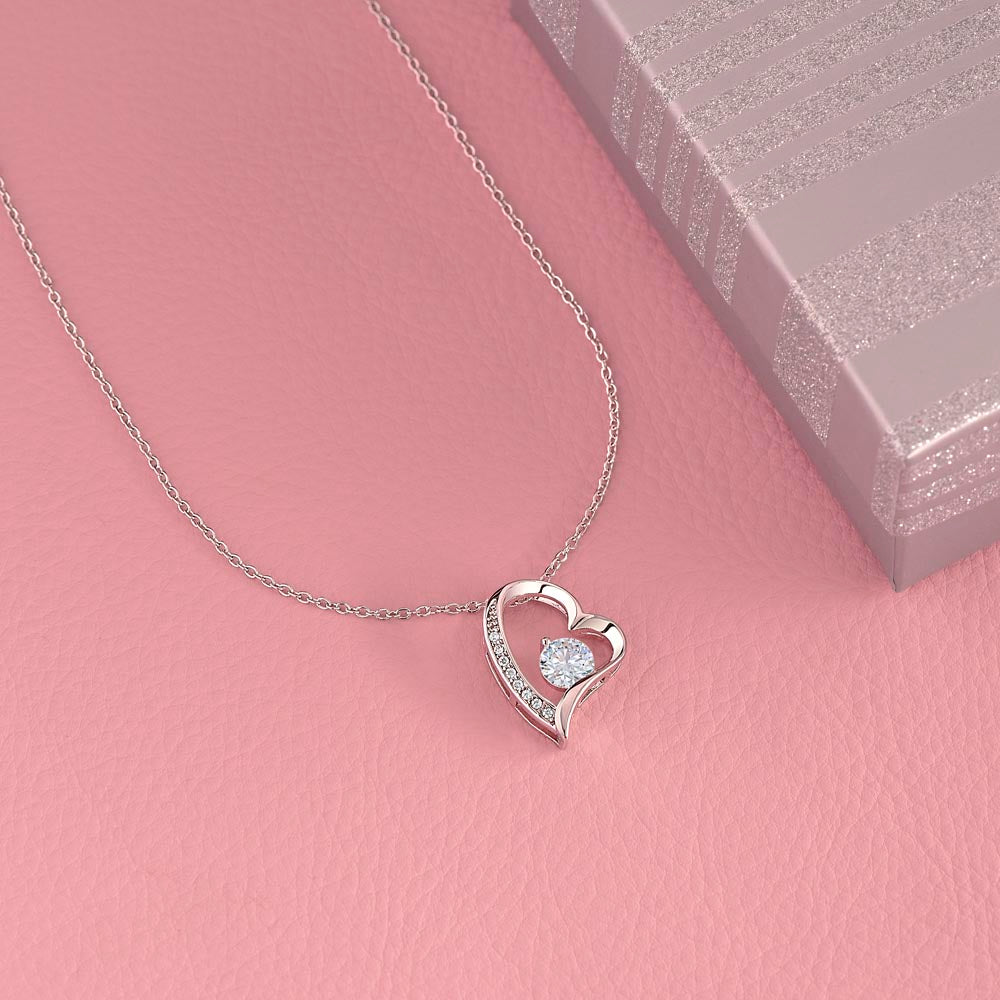 Forever Love Necklace, To Mom Mother's Day Gift, Birthday Gift, Just Because Gift, Mom Necklace, Gift to Mom, Heart Necklace