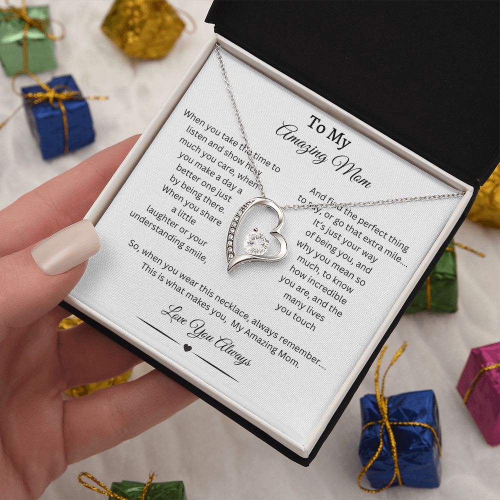 To My Amazing Mom, Daughter Gift Graduation, Christmas Gift, Daughter Necklace, Graduation Gift, Birthday Gift, Gift From Mom, Gift From Dad, Just Because Gift