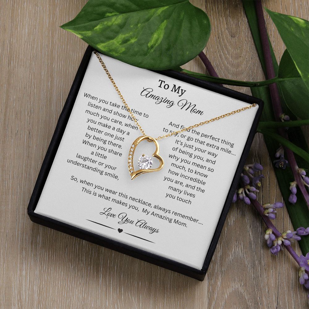 To My Amazing Mom, Daughter Gift Graduation, Christmas Gift, Daughter Necklace, Graduation Gift, Birthday Gift, Gift From Mom, Gift From Dad, Just Because Gift