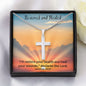 Restored and Healed Stainless Steel Cross Necklace, Cross Pendant, Holy Confirmation, Gift from Godparent, Gift from Parents, Confirmation Necklace, Baptism Gift, First Communion, Faith, Christening, Confirmation, Cross Necklace