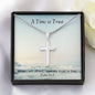 Stainless Steel Cross Necklace, Gifts for Him, Gifts for Her, Cross Necklace, Religious Jewelry, Baptism Gift