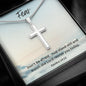 Fear Cross Stainless Steel Necklace, Christening Gift, Confirmation Gift from Godmother, Confirmation Necklace, Holy Confirmation, Cross Necklace, Baptism