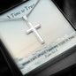 Stainless Steel Cross Necklace, Gifts for Him, Gifts for Her, Cross Necklace, Religious Jewelry, Baptism Gift