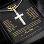 To My Son - Cross Necklace, Cross Pendant, Holy Confirmation, Gift from Parents, Confirmation Necklace, Gift for Him, Baptism Gift, First Communion, Faith, Christening, Confirmation, Cross Necklace