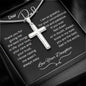 Fathers Day Gift for Dad, Dad Gift From Daughter, Dad Birthday Gift, Cross Necklace for Dad, Father's Day Dad gift