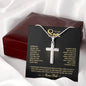 To My Son - Cross Necklace, Cross Pendant, Holy Confirmation, Gift from Parents, Confirmation Necklace, Gift for Him, Baptism Gift, First Communion, Faith, Christening, Confirmation, Cross Necklace