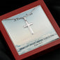 Stainless Steel Cross Necklace, Gifts for Him, Gifts for Her, Cross Necklace, Religious Jewelry, Baptism Gift