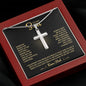 To My Son - Cross Necklace, Cross Pendant, Holy Confirmation, Gift from Parents, Confirmation Necklace, Gift for Him, Baptism Gift, First Communion, Faith, Christening, Confirmation, Cross Necklace