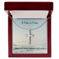 Stainless Steel Cross Necklace, Gifts for Him, Gifts for Her, Cross Necklace, Religious Jewelry, Baptism Gift