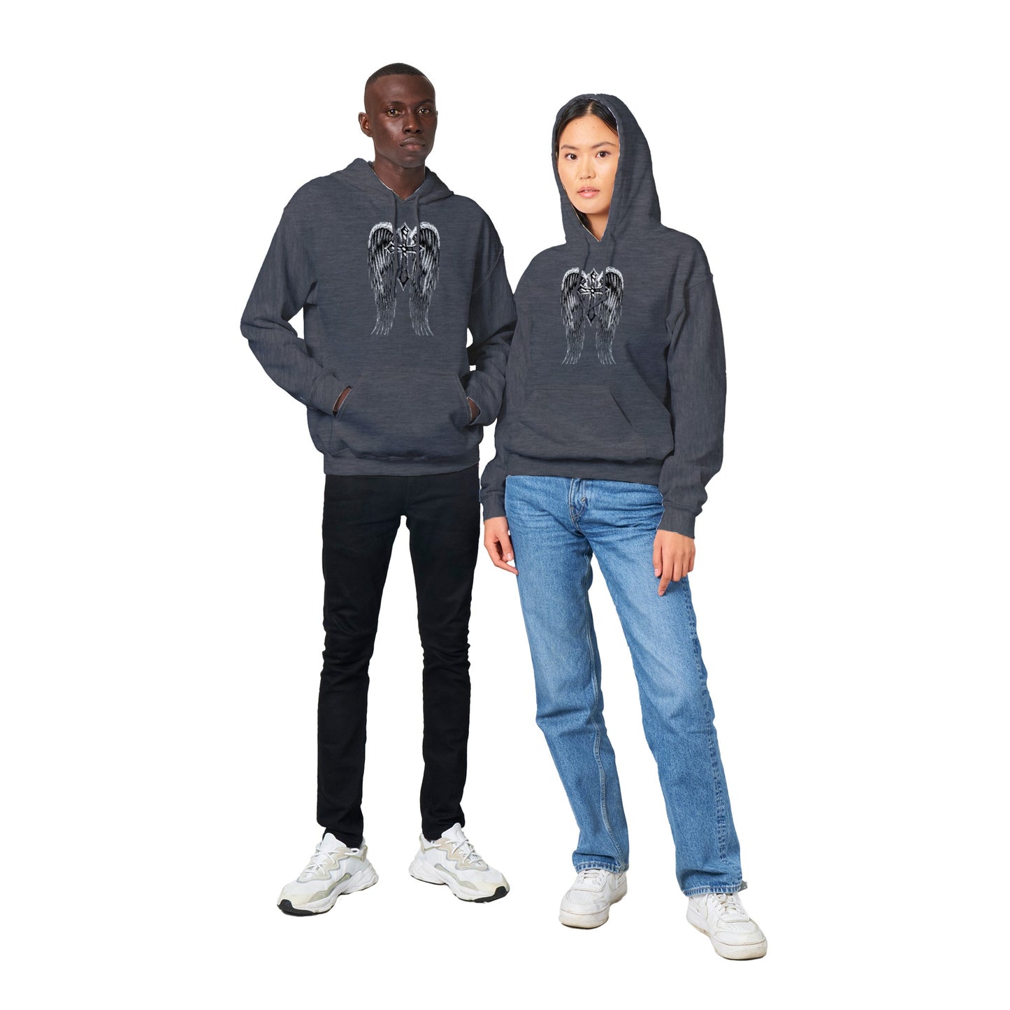 Winged Cross. Classic Unisex Pullover Hoodie