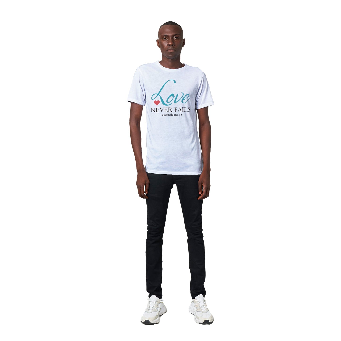 Lovd Never Fails Performance Unisex Crewneck T-shirt