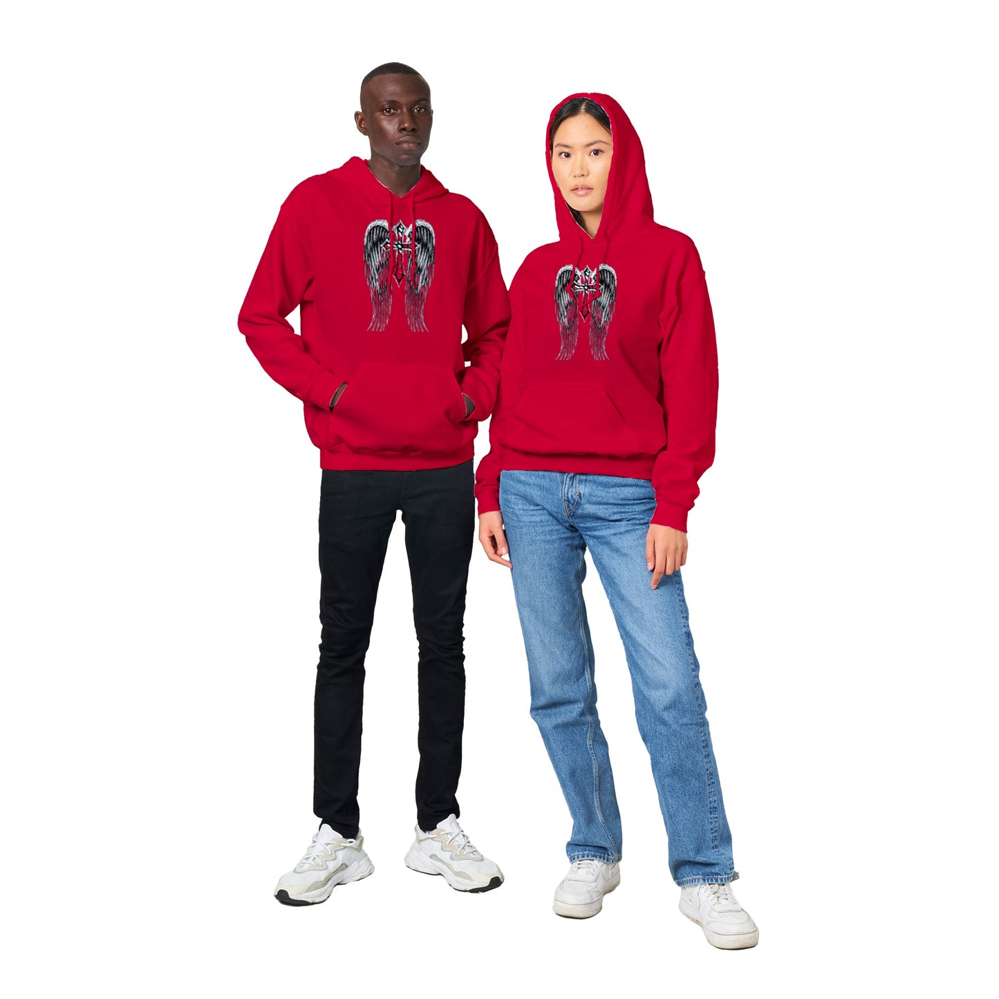 Winged Cross. Classic Unisex Pullover Hoodie