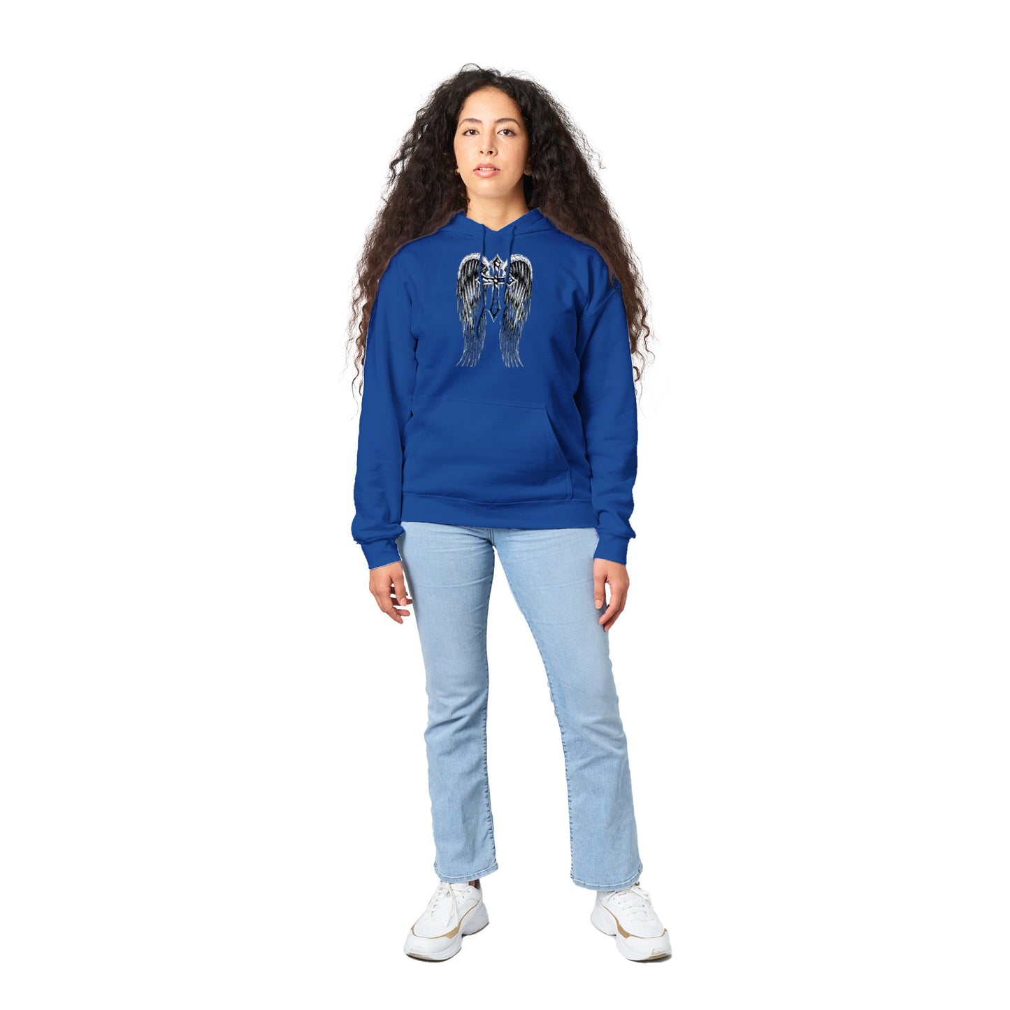 Winged Cross. Classic Unisex Pullover Hoodie