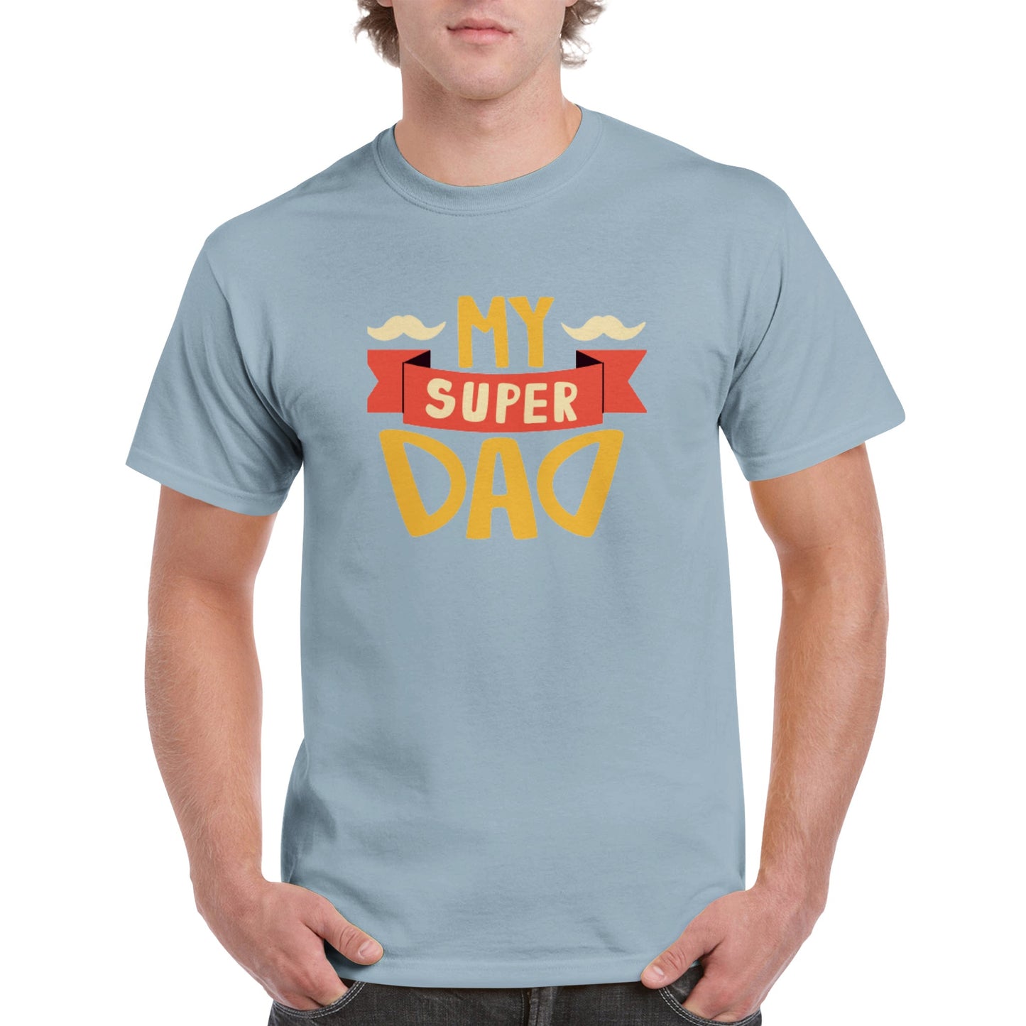 My Super Dad. Heavyweight Unisex Crewneck T-shirt