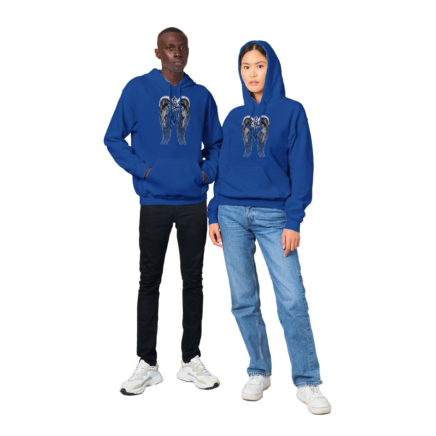 Winged Cross. Classic Unisex Pullover Hoodie