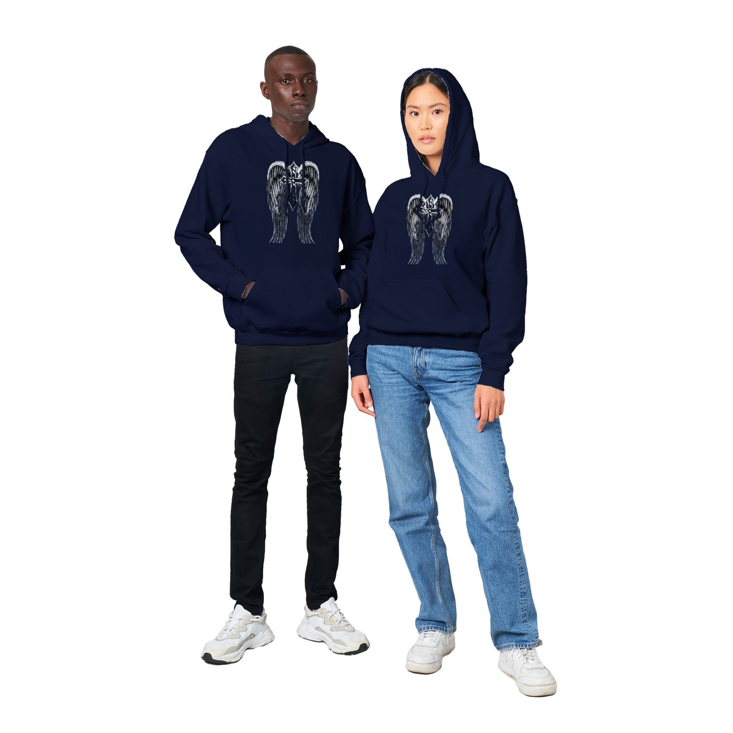 Winged Cross. Classic Unisex Pullover Hoodie