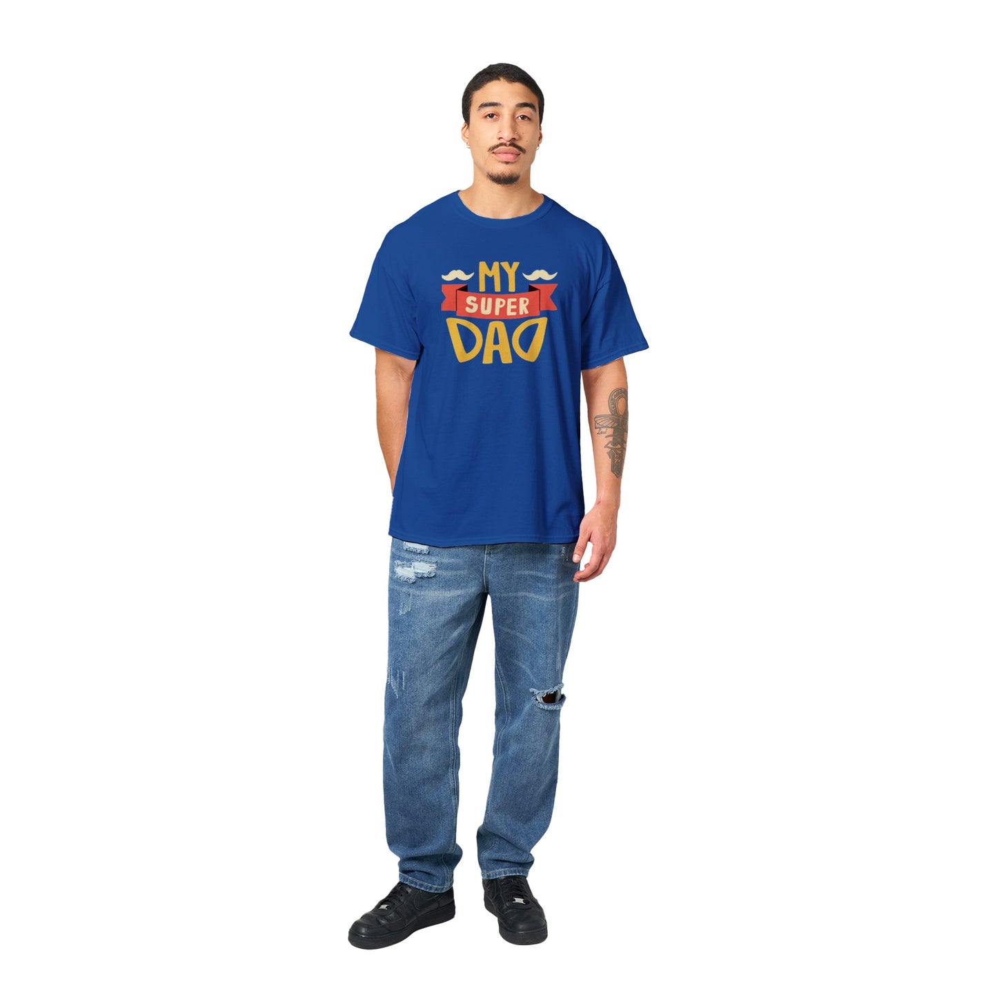 My Super Dad. Heavyweight Unisex Crewneck T-shirt