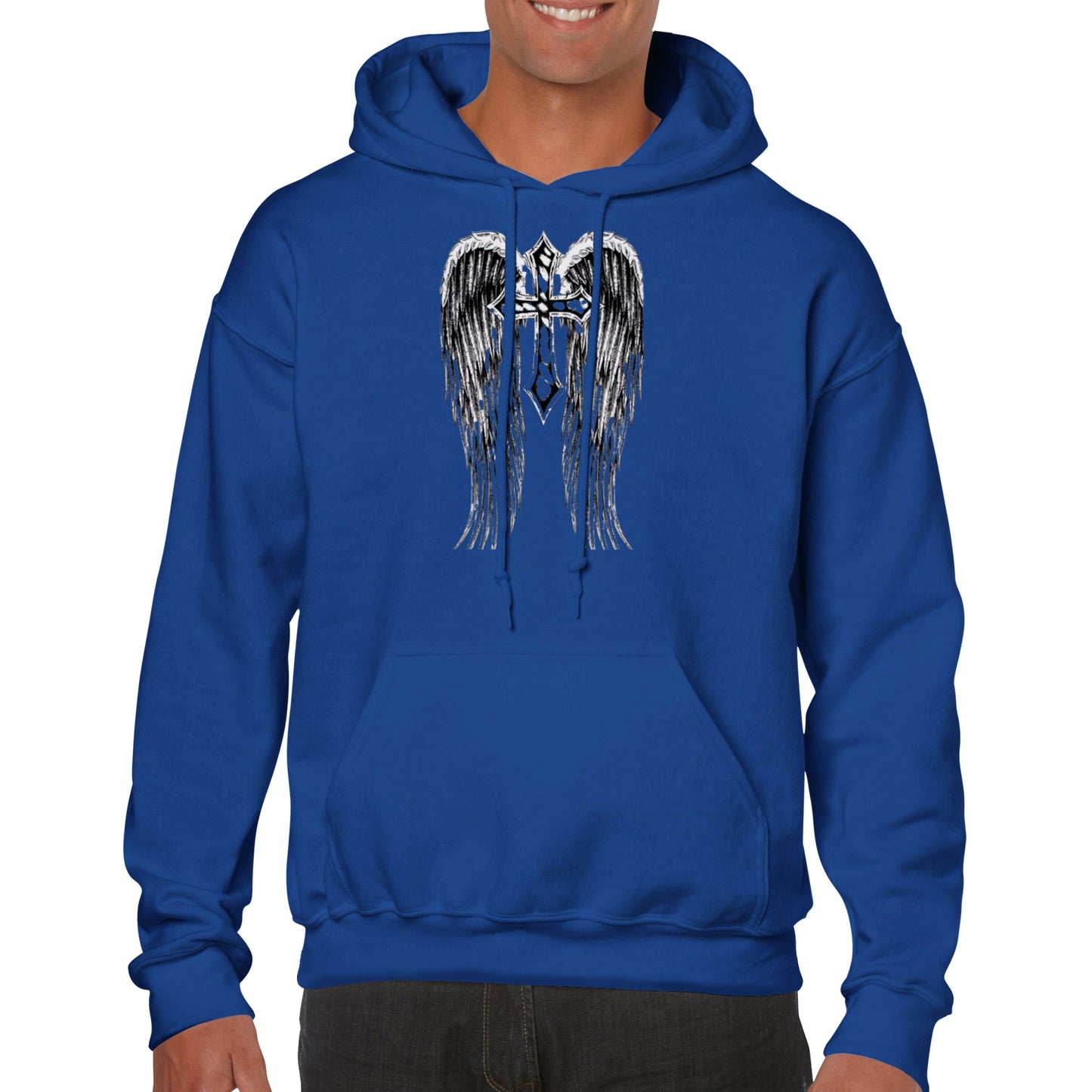 Winged Cross. Classic Unisex Pullover Hoodie