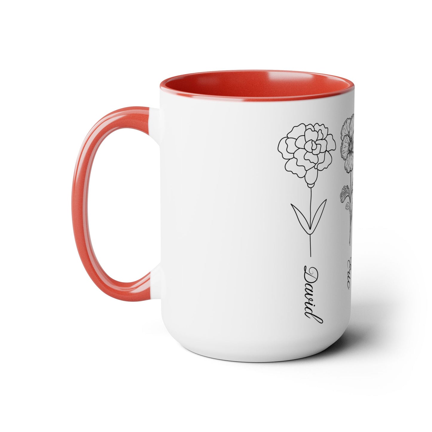 Custom Birth Month Mug, Birth Flower mug, Mother's Day Gift, Custom Mug, Mothers Day Mug, Birthday mug,