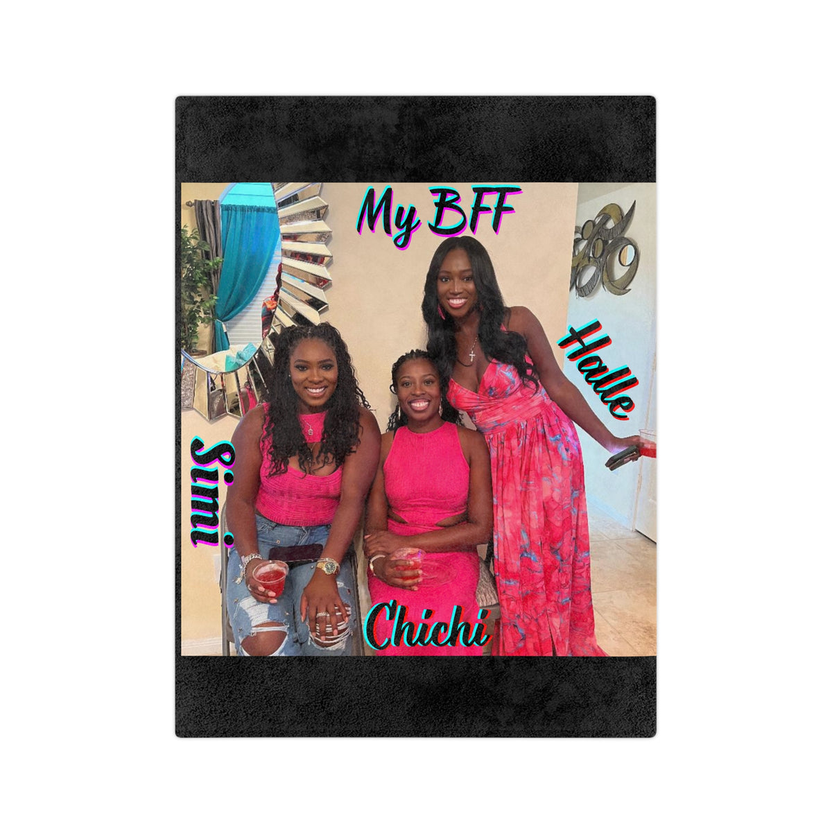 Custom Photo Blanket Collage, Personalized Picture Blanket, BFF gift, Birthday Anniversary