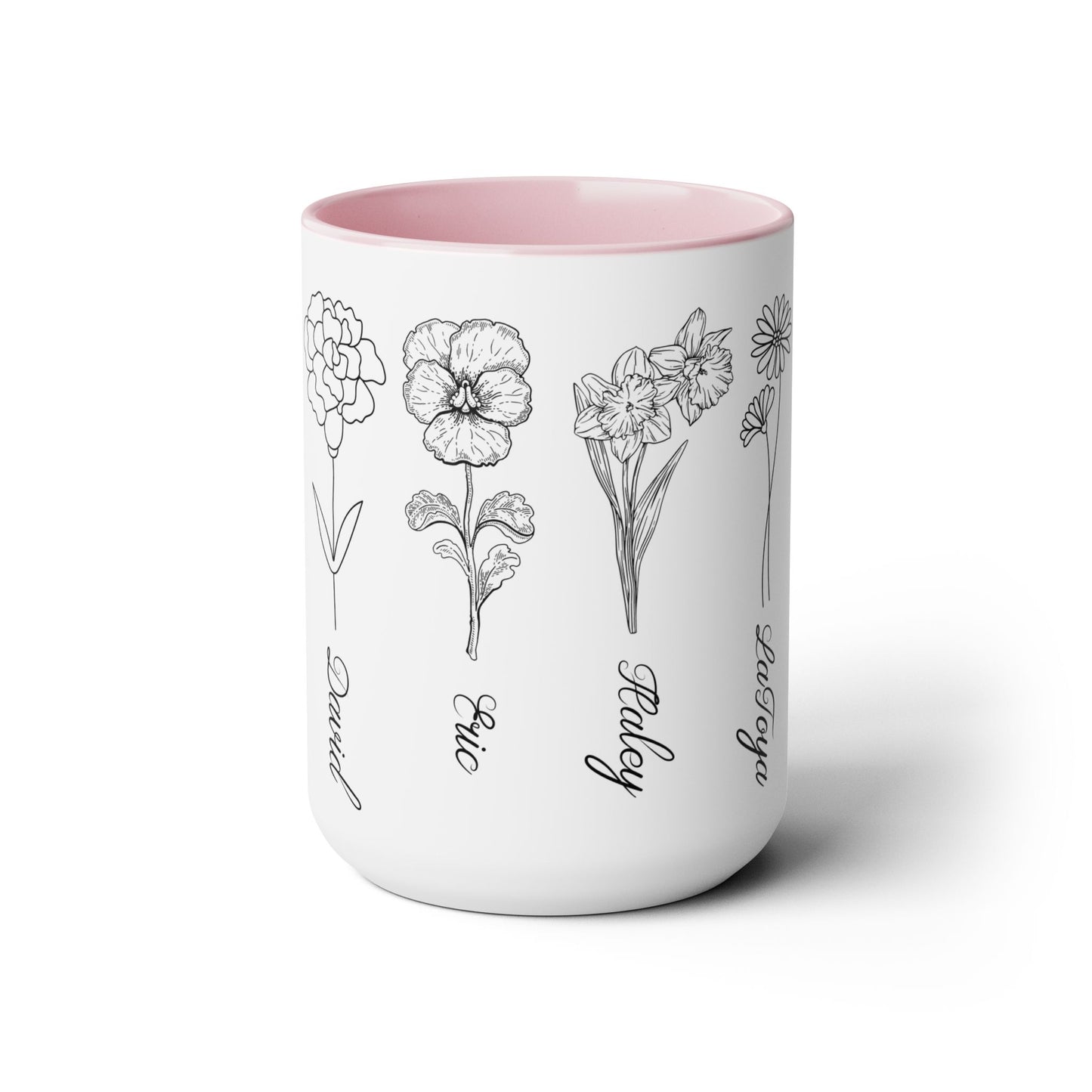 Custom Birth Month Mug, Birth Flower mug, Mother's Day Gift, Custom Mug, Mothers Day Mug, Birthday mug,