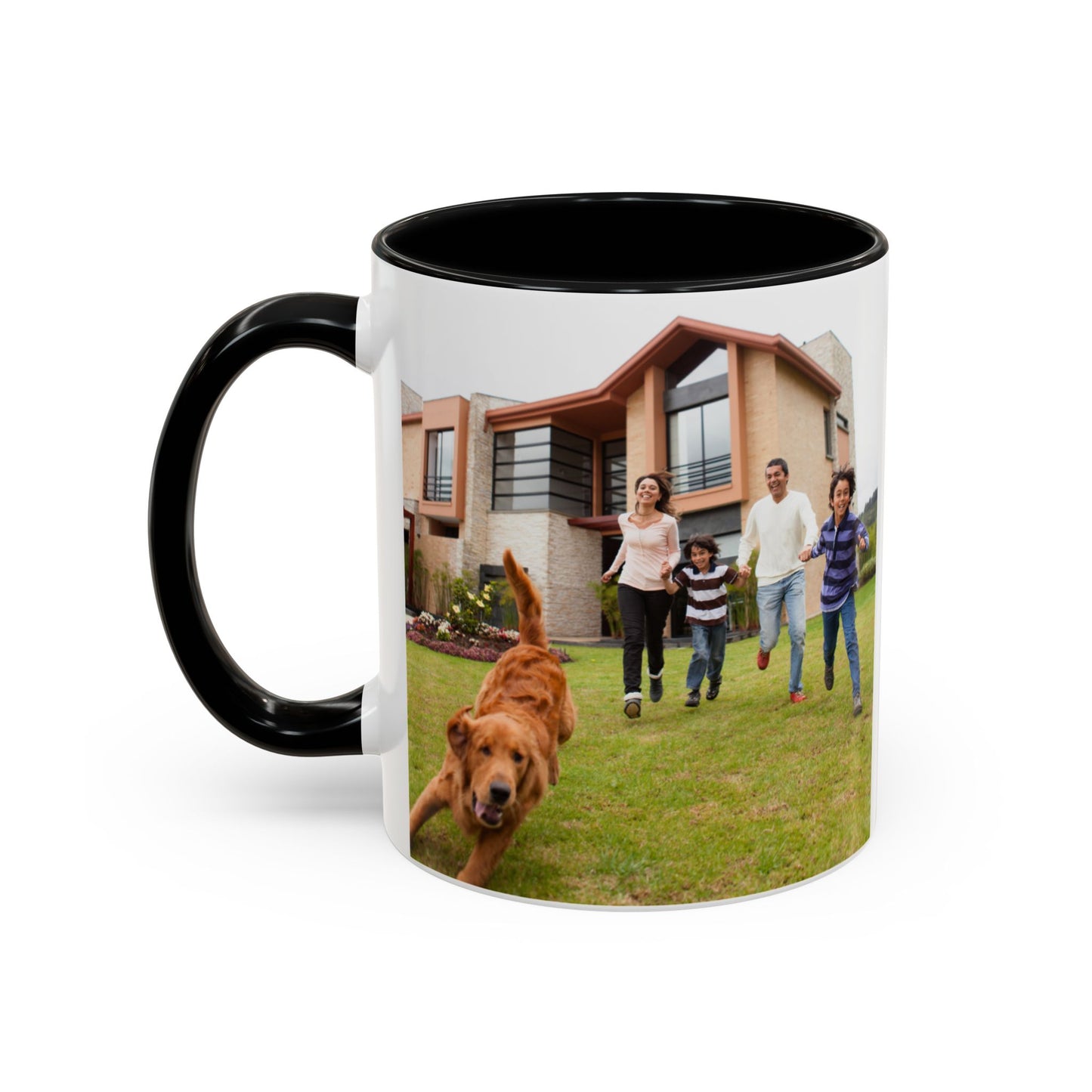 Custom Photo Mug with Text, Personalized Photo Coffee Mug, Double-Sided Print - 11oz & 15oz, Gift for Family, Friends