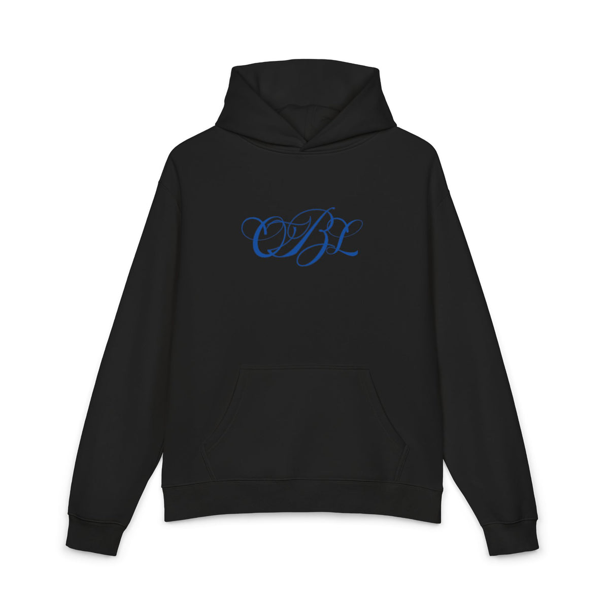 Monogram Script Initials Relaxed Hoodie