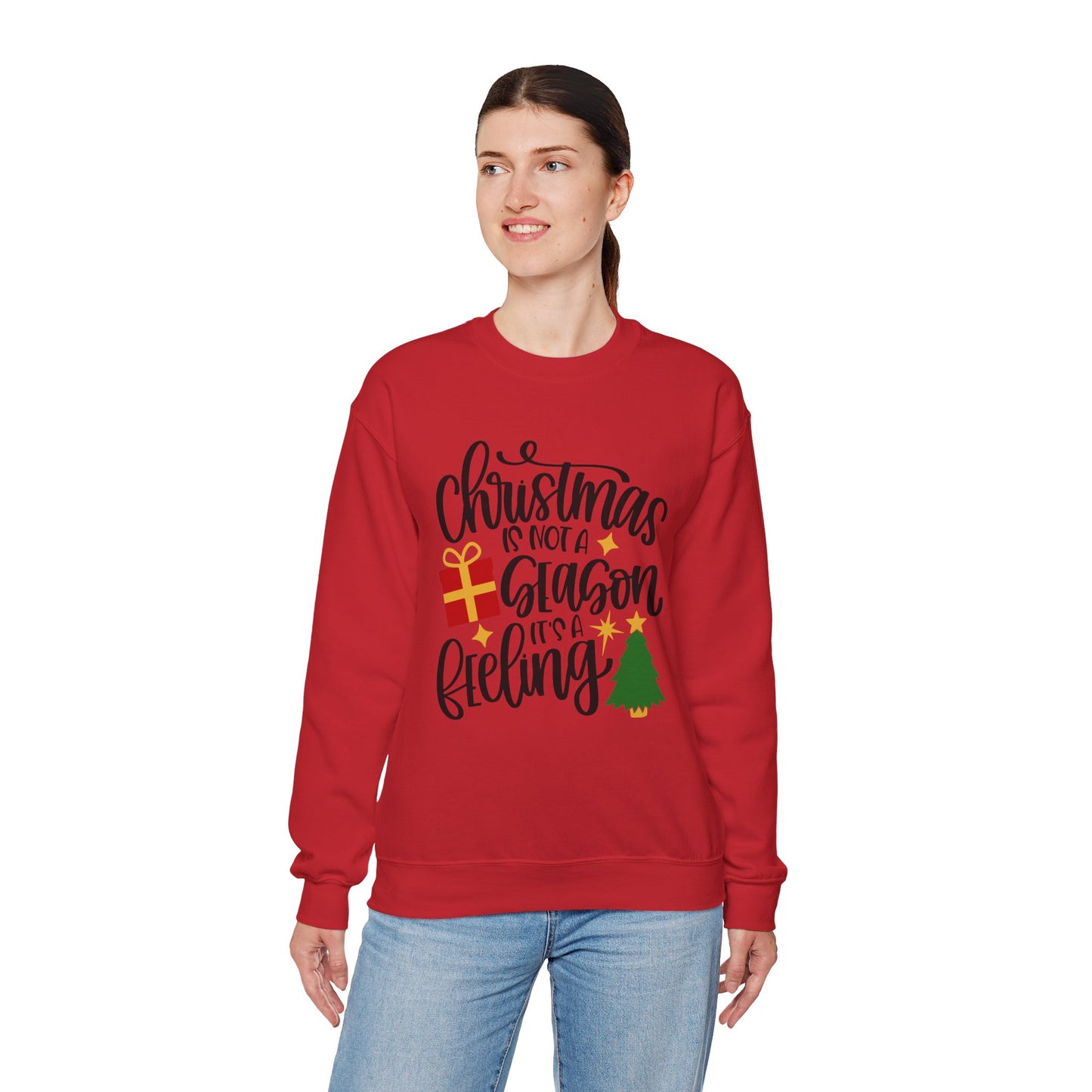 Unisex Heavy Blend Crewneck Sweatshirt, Funny T-shirt, Christmas Shirt, Christmas Slogan Shirts, Christmas Sweater, Santa Shirt