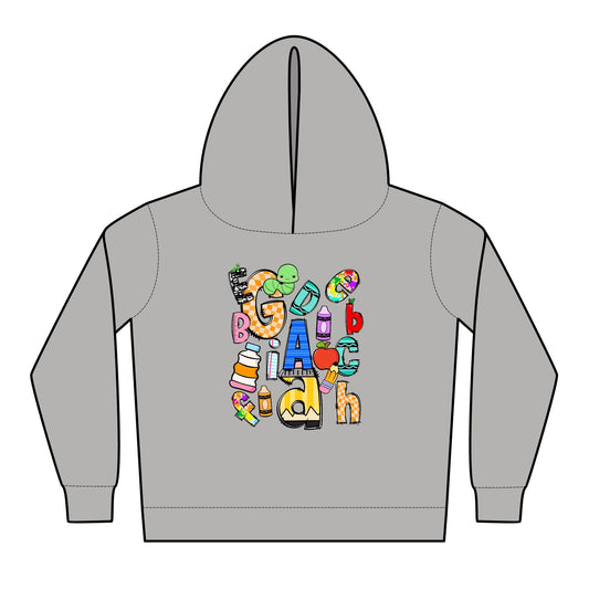 Colorful Fleece Hoodie for Toddlers - Fun & Playful Design, Cozy Kids Wear, Gift for Birthdays, Holidays, Everyday Comfort