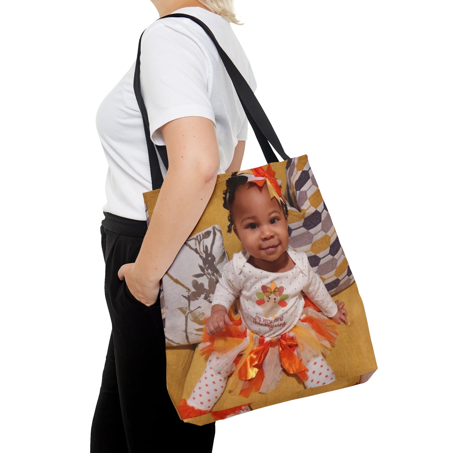 Brielle's First Thanksgiving Tote Bag (AOP)