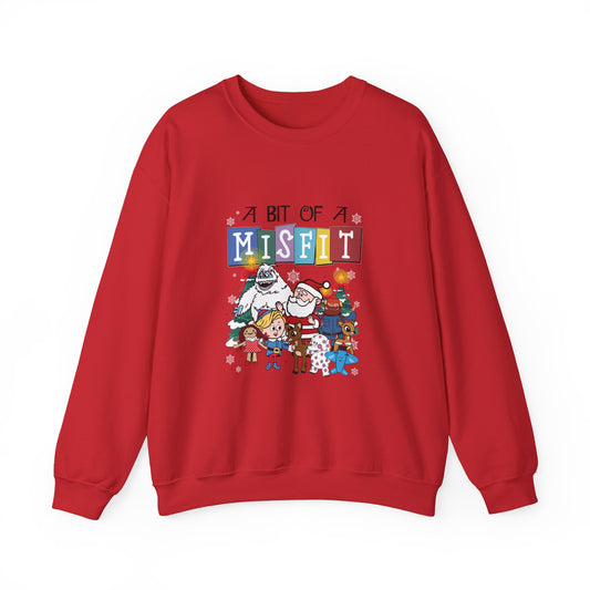 Misfit Toys Christmas Sweatshirt, Misfit Sweatshirt, Christmas Sweatshirt Gifts, Unisex Heavy Blend™ Crewneck Sweatshirt