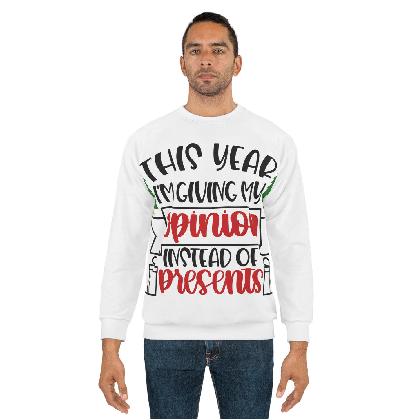 This Year I'm Giving My Opinion T-Shirt, Sarcastic Christmas Tee, Funny Christmas Tee, Xmas Party Tee, Xmas Shirts, Holiday T-shirt