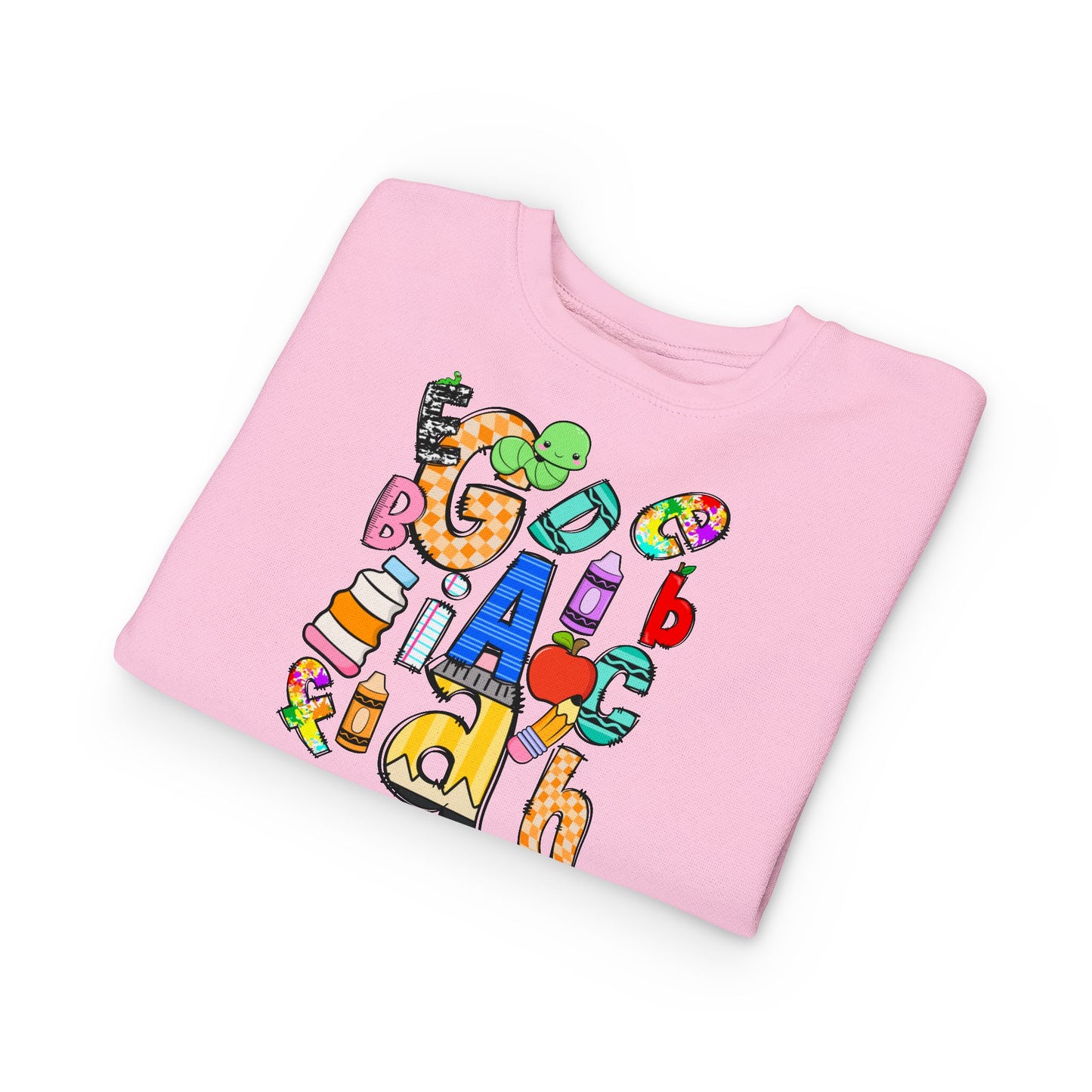 Alphabet Toddler Sweatshirt, Kindergarten Kids Shirt, School Shirt, Alphabet Kids Shirt, Toddler Preschool Fun Shirt toddler sweatshirt