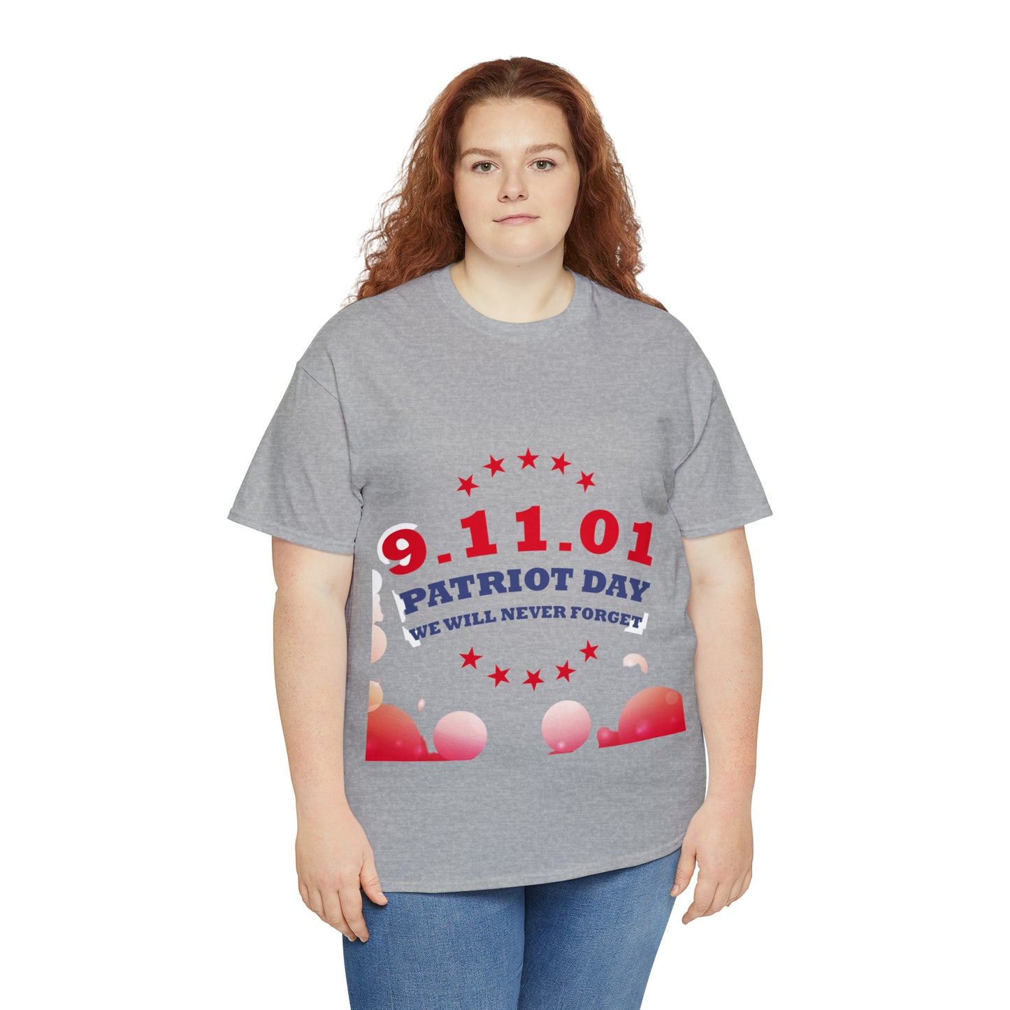 Unisex Heavy Cotton Tee- Patriot Day 9/11