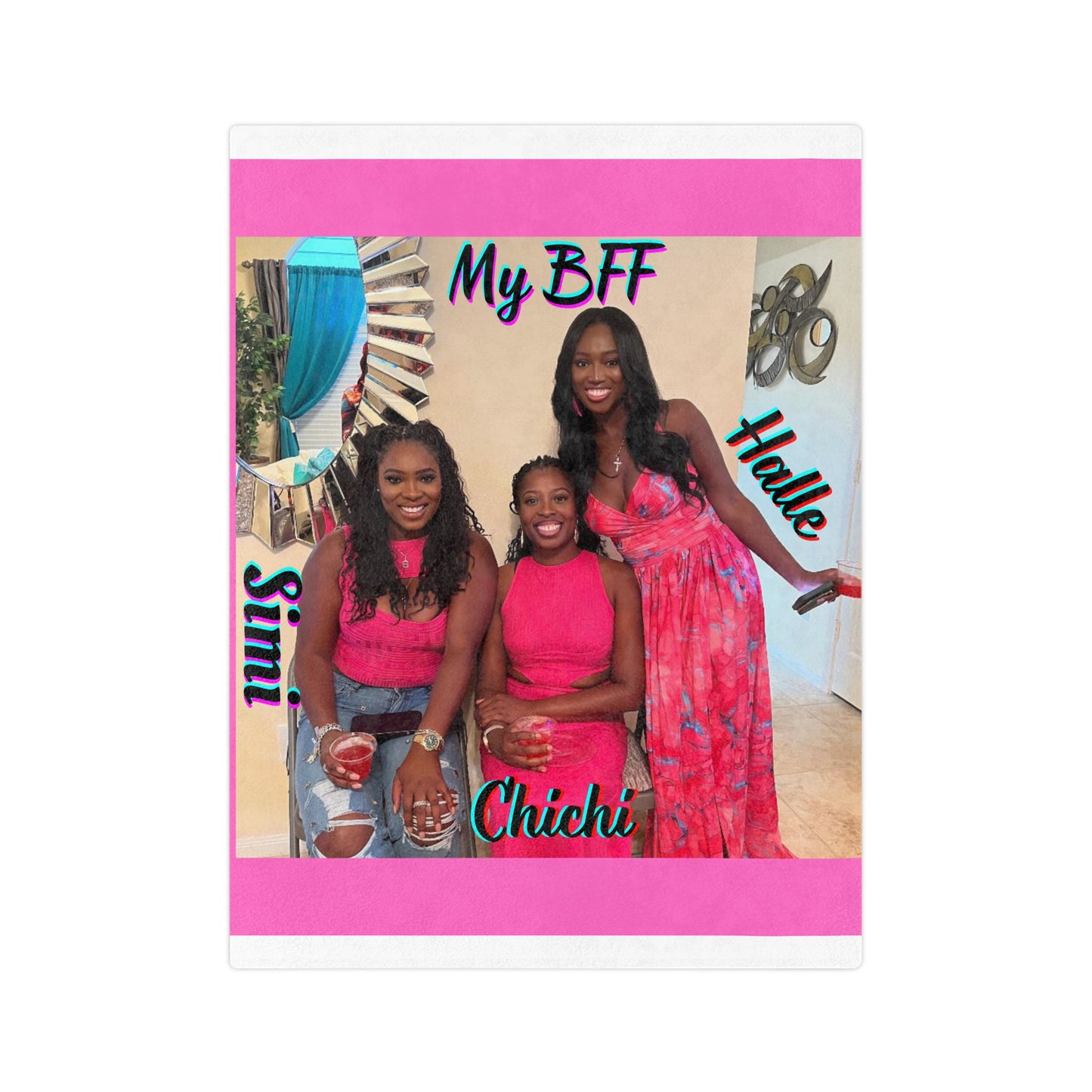 Custom Photo Blanket Collage, Personalized Picture Blanket, BFF gift, Birthday Anniversary