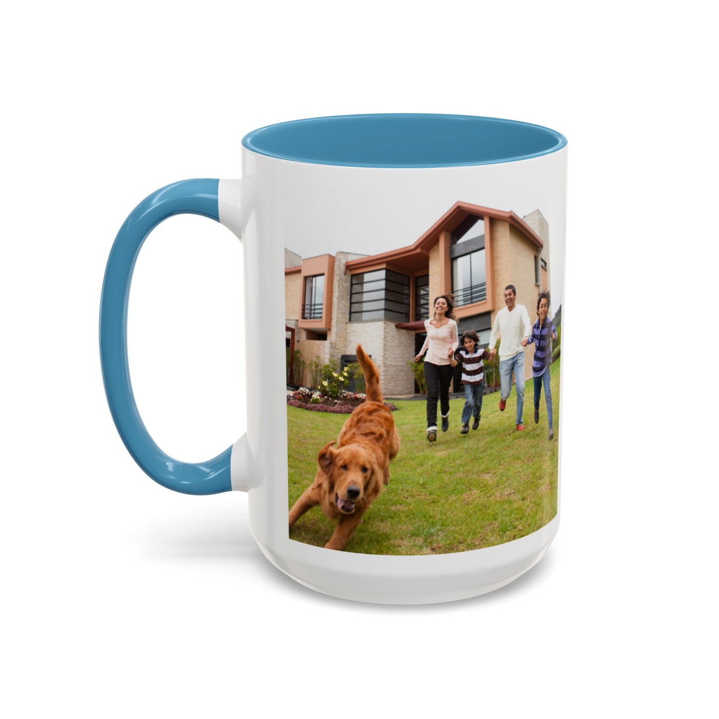 Custom Photo Mug with Text, Personalized Photo Coffee Mug, Double-Sided Print - 11oz & 15oz, Gift for Family, Friends