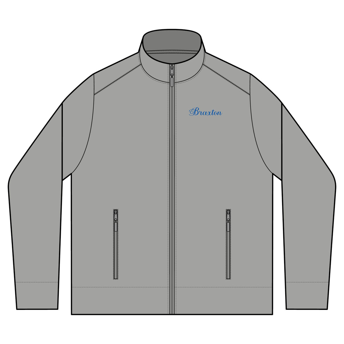 Embroidered Network Fleece Jacket