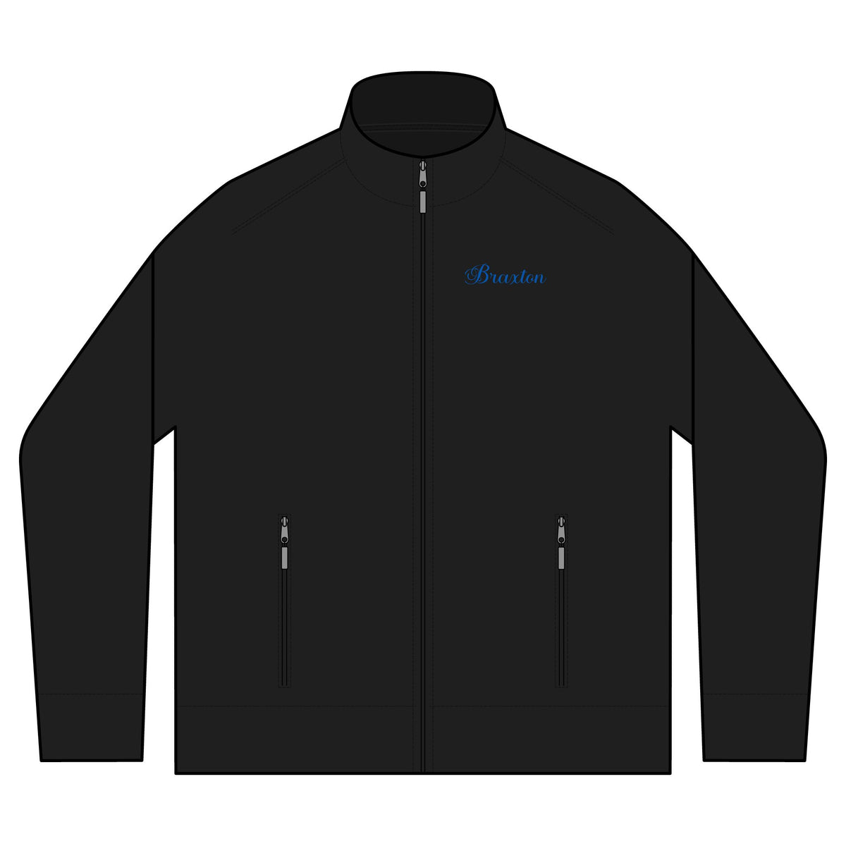 Embroidered Network Fleece Jacket