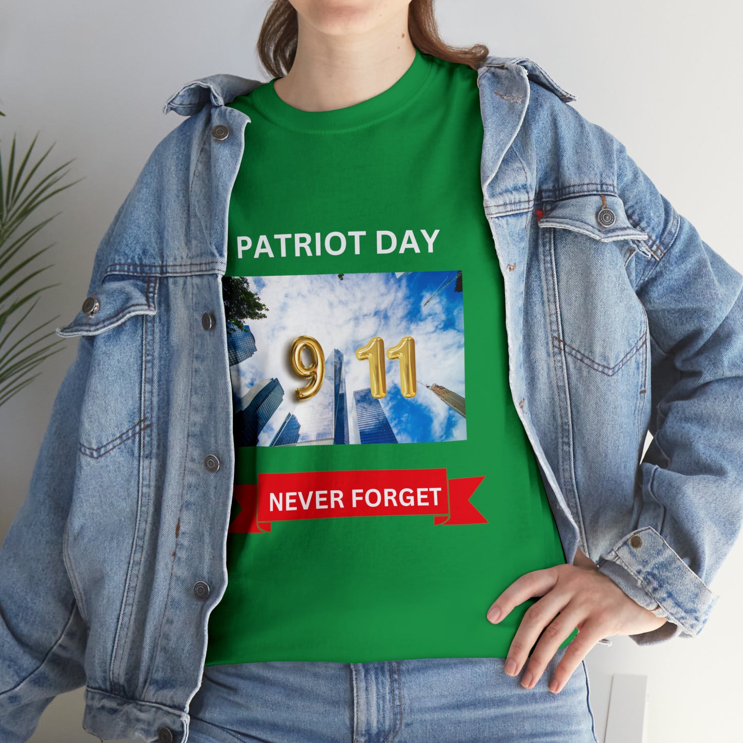 Unisex Heavy Cotton Tee- Patriot Day 9/11