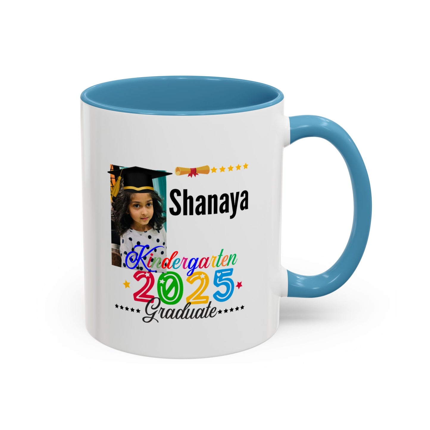 11 oz Personalized Kindergarten Graduate Coffee Mug - Celebrate 2025 with Custom Name!