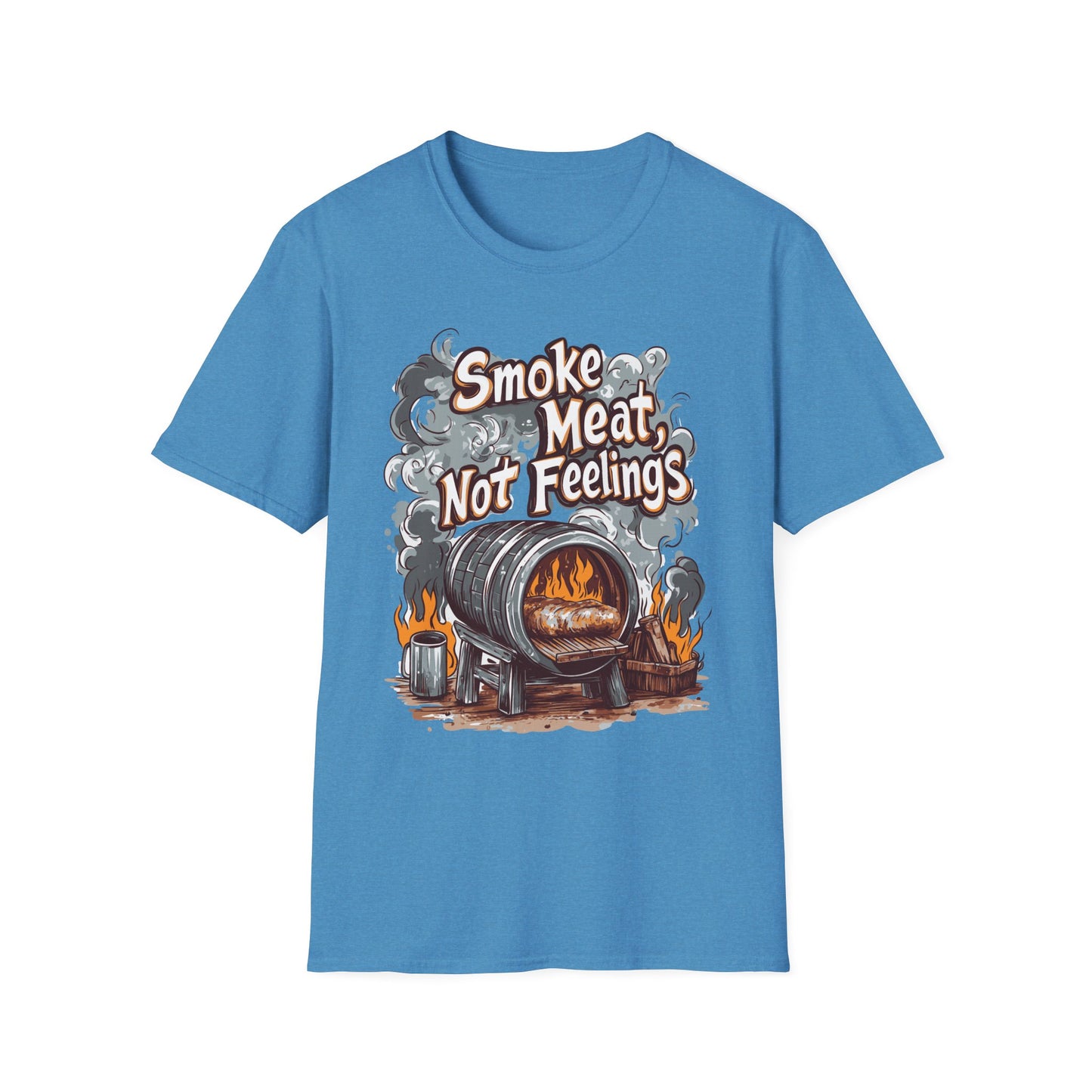 Smoke Meat Not Feeling T-Shirt, BBQ shirt, BBQ Lover Shirt, Meat Lover shirt, Gift for dad, Tailgating shirt, Gift for him, BBQ party outfit