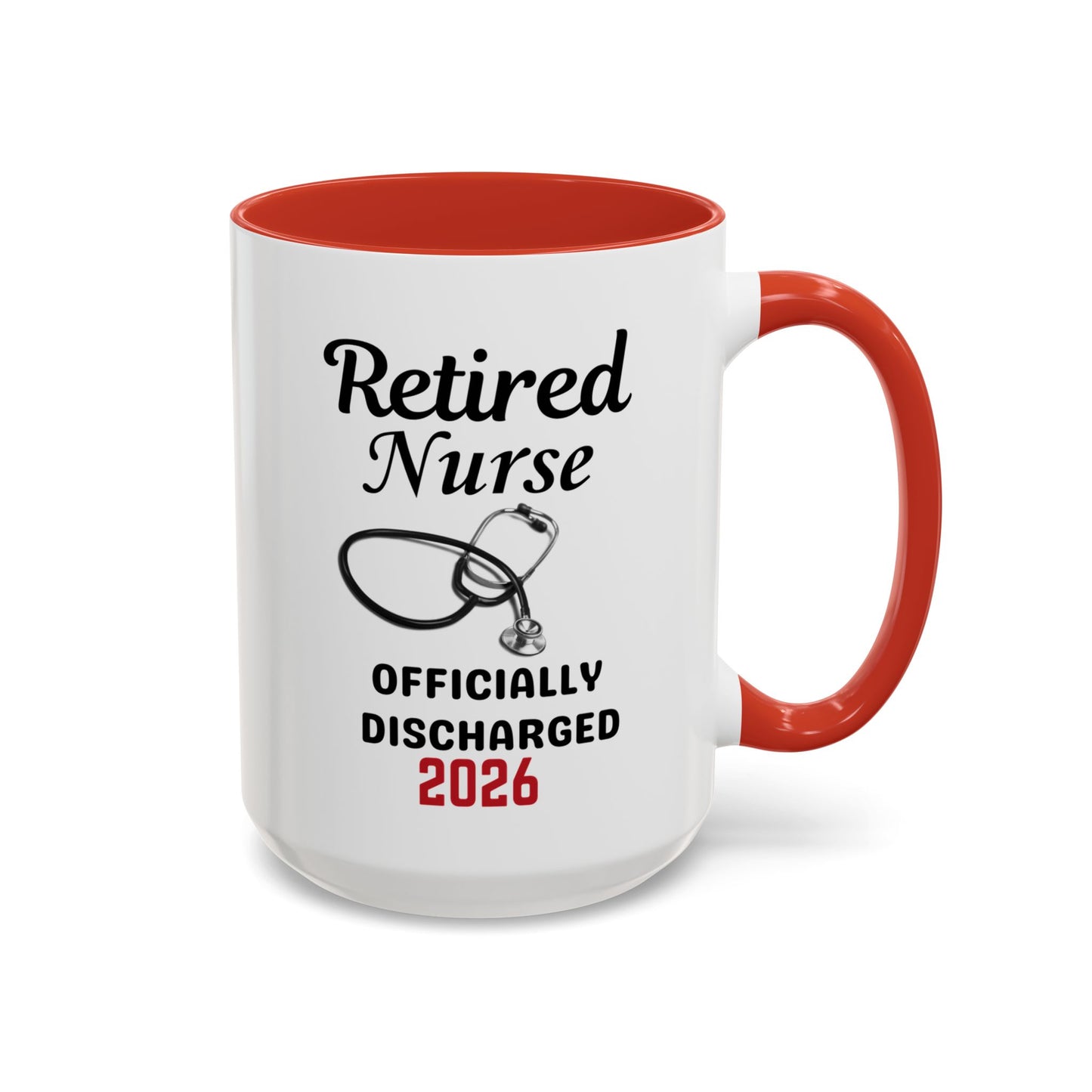Retired Nurse Coffee Mug 2026, Fun Gift for Retirement, Personalized Mug for Nurses, Perfect for Retirement