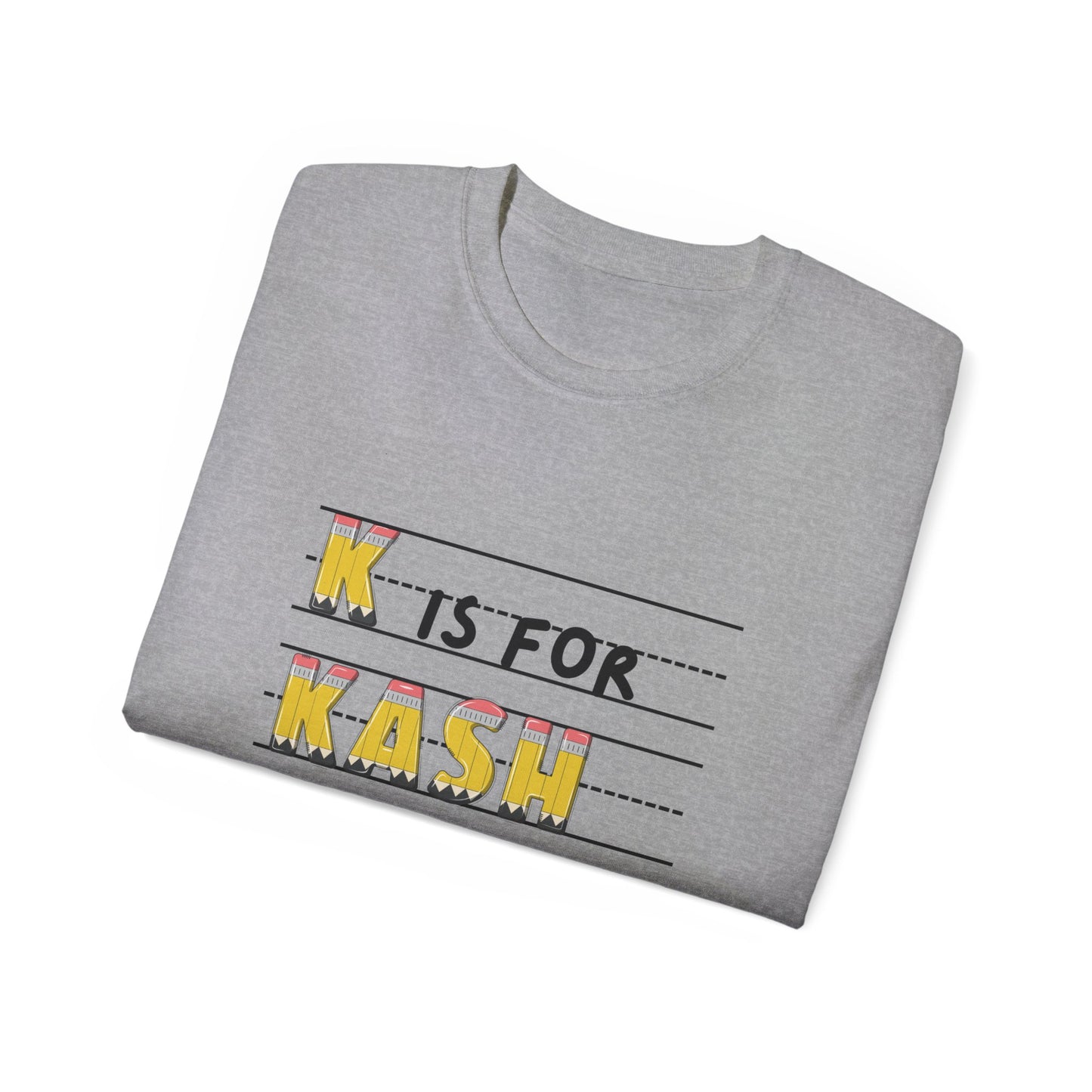 Unisex T-shirt, Personalized Tee, Custom Name School Shirt, Back to School