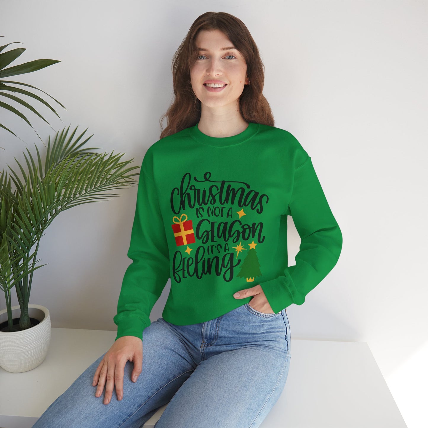 Unisex Heavy Blend Crewneck Sweatshirt, Funny T-shirt, Christmas Shirt, Christmas Slogan Shirts, Christmas Sweater, Santa Shirt