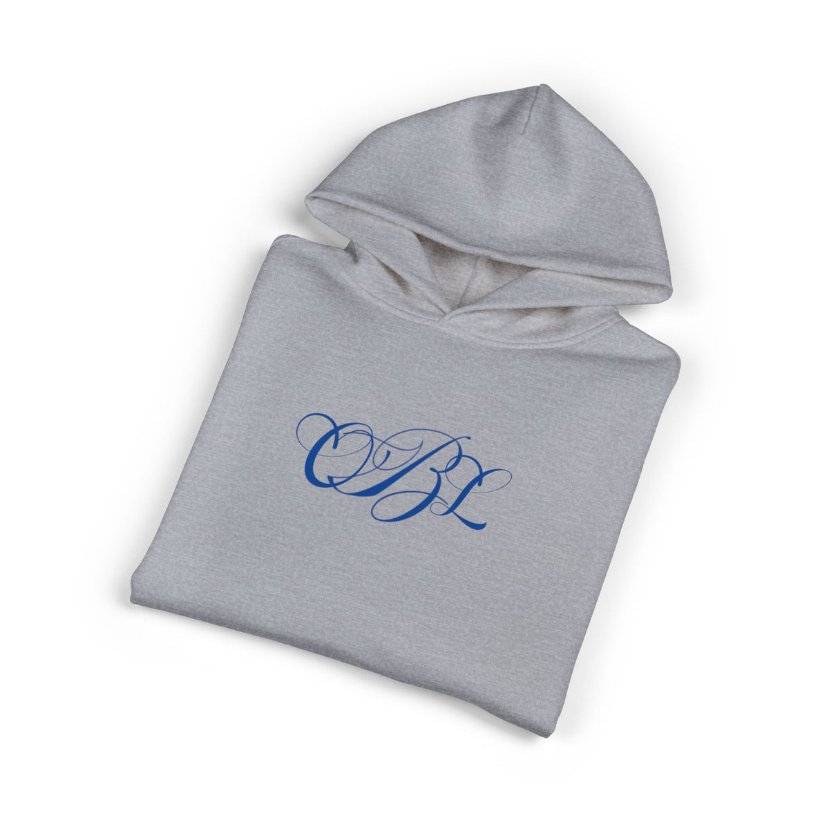 Monogram Script Initials Relaxed Hoodie