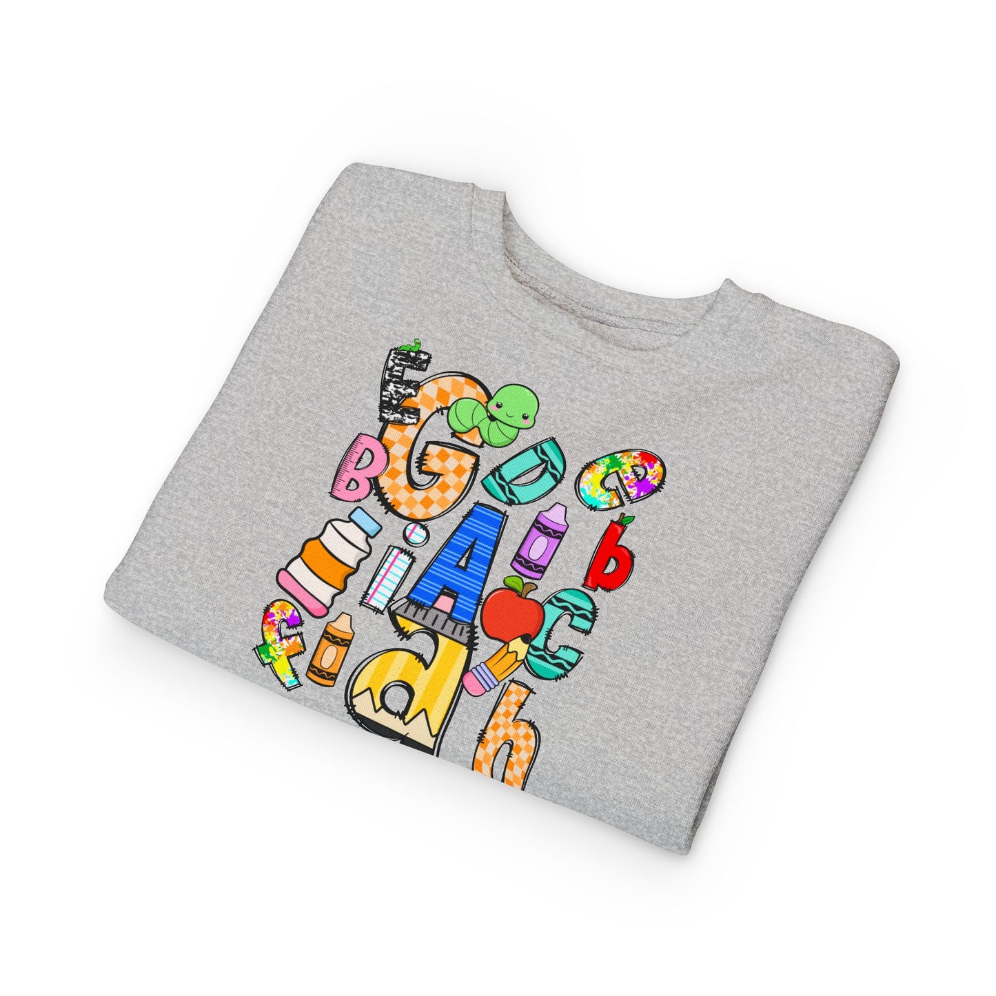 Alphabet Toddler Sweatshirt, Kindergarten Kids Shirt, School Shirt, Alphabet Kids Shirt, Toddler Preschool Fun Shirt toddler sweatshirt