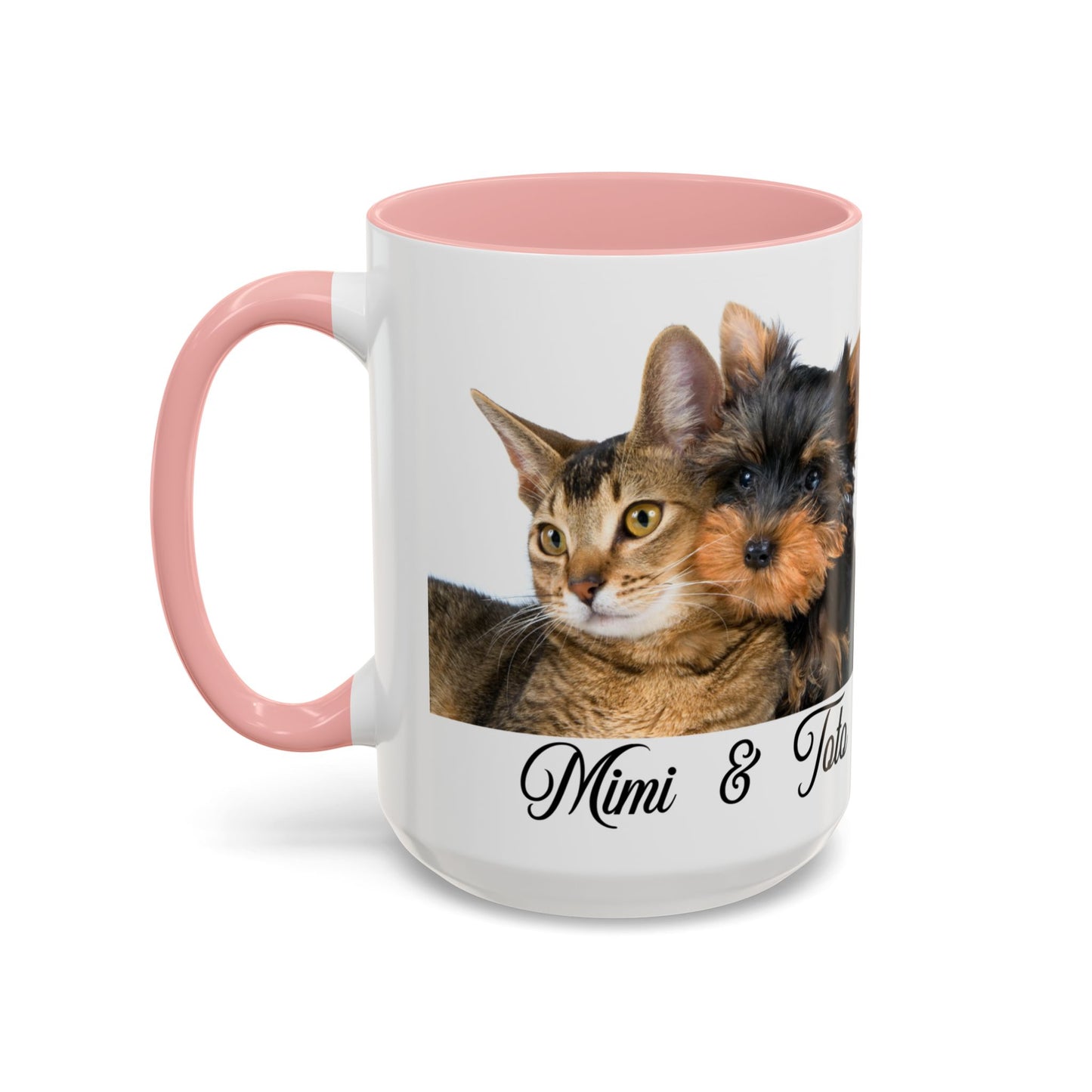 Custom Photo Mug with Text, Personalized Photo Coffee Mug, Double-Sided Print - 11oz & 15oz, Gift for Family, Friends