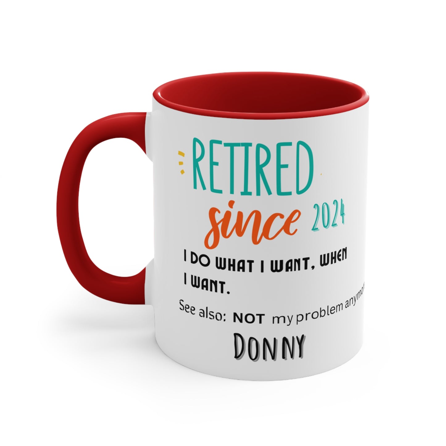 Personalized Retired Coffee Mug, Retirement Coffee Cup, Retirement Mug, Retirement Cup, Retirement Gifts, Gift for her/him